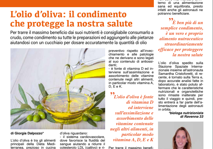 olio d'oliva condimento salute